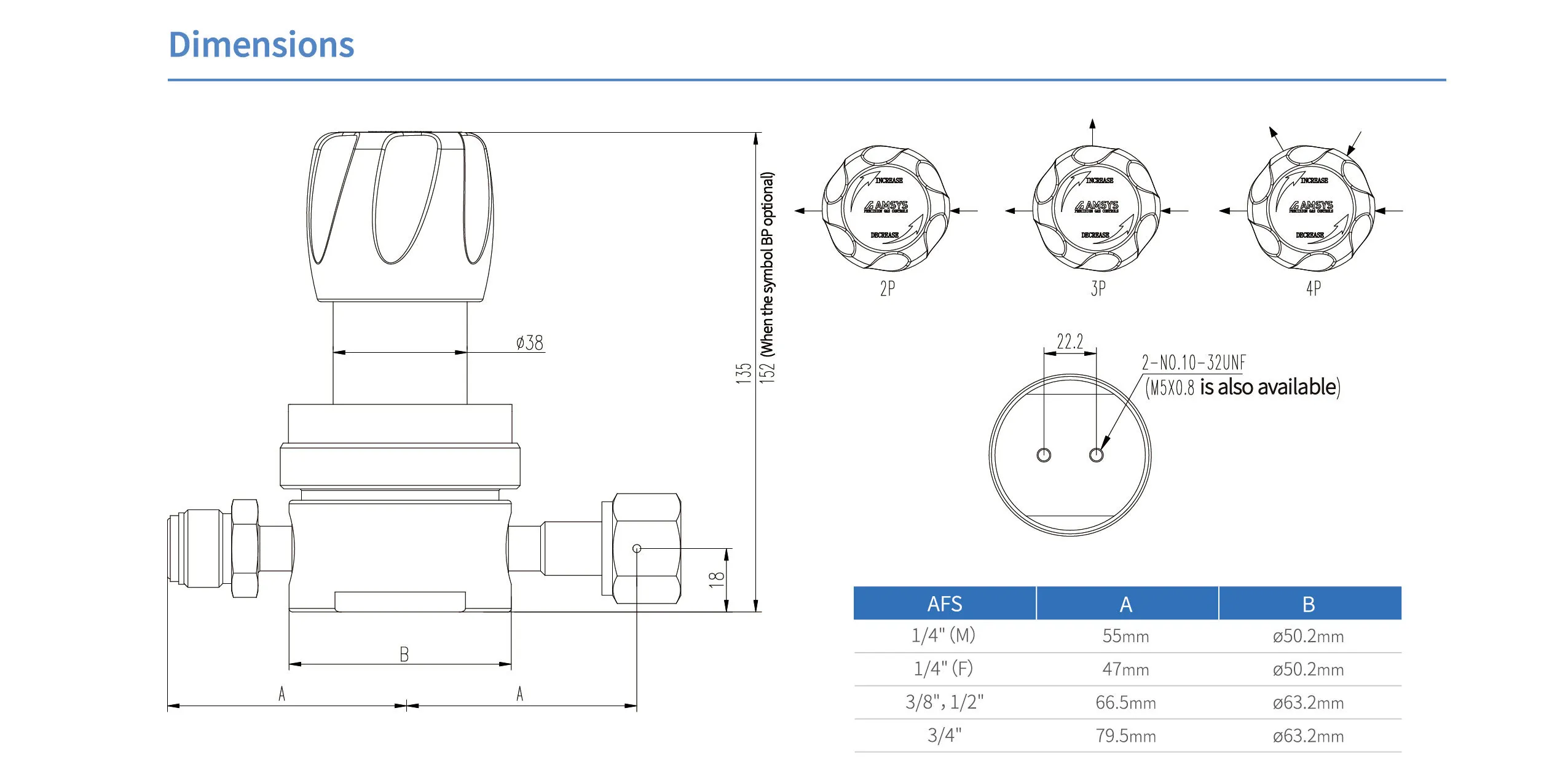 Регулятор AMFLO UHP AU22 Материал: Код SHP (Body-SUS316L VAR; Poppet, Nozzle, Diaphragm-Hastelloy®C-22, Gland-SUS316L; Seat: PCTFE); Поверхность 0.13 um; 2х портовый, вх. давл. 20.6 бар, CV-1.1